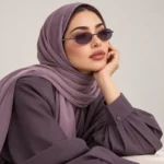 عینک آفتابی زنانه سواروفسکی مدل SK342 08A با فریم فلزی و عدسی دودی