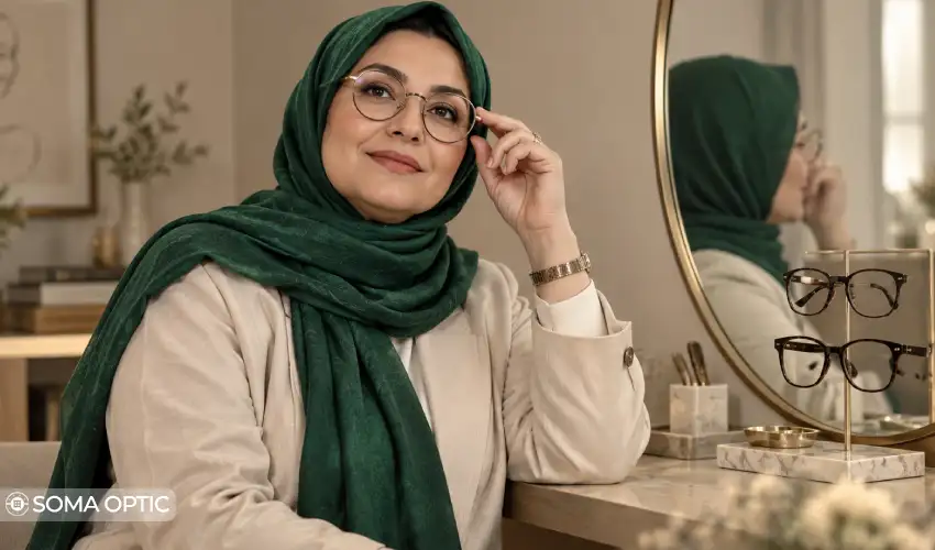 آیا عینک گرد برای صورت گرد بد است