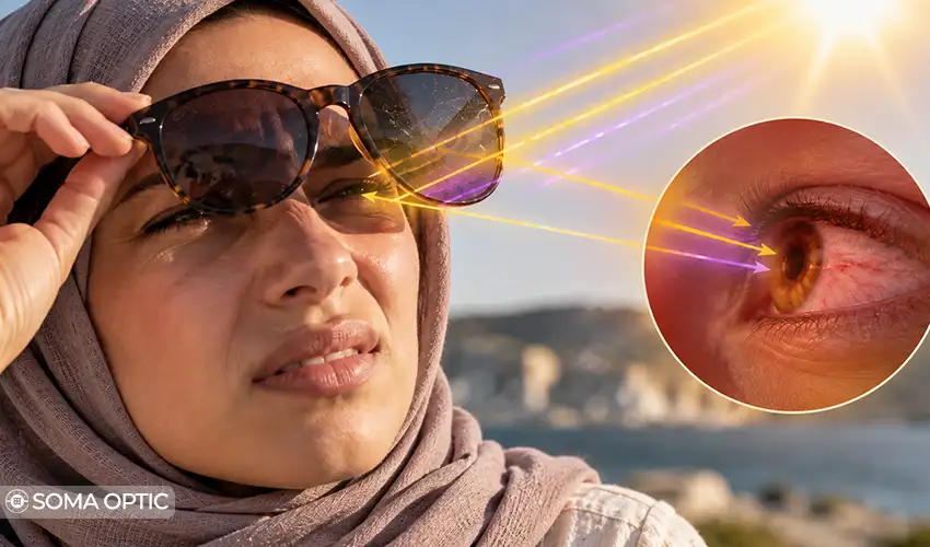 عینک آفتابی تقلبی برای چشم ضرر دارد