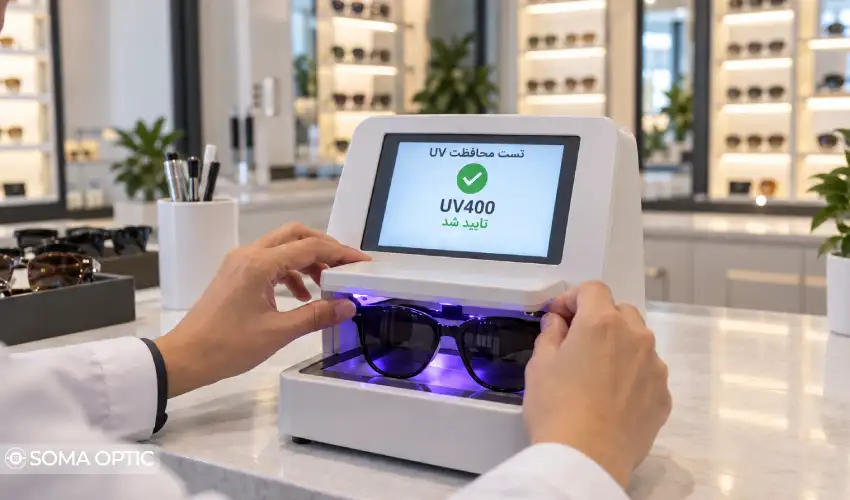 چگونه بفهمیم عینک واقعاً UV400 است